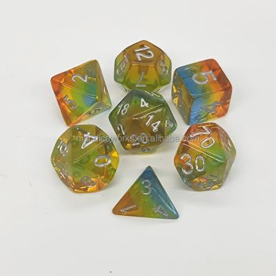 China DND /RPG games factory custom 3d dice game dice with friends you can separately d20 dice custom for sale