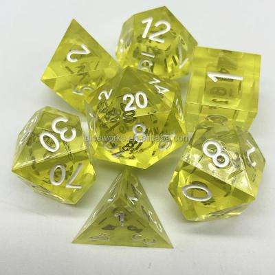 China DND /RPG Games / Education Polyhedral Edge Dies Set Mini Dies Resin Dies for sale