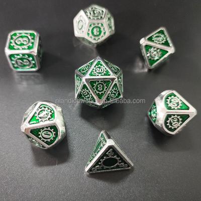 China Energitic Metal D& dice best d&d are polyhedral metal dice speed card games dungeons and dragons more balanced dice heavy metal set for sale