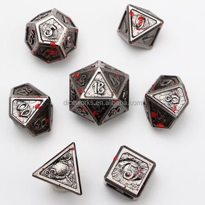 China Polyhedral Dies Set Metal Blood Splatter Dies Wholesale High Quality Polyhedral Metal 7pcs for sale