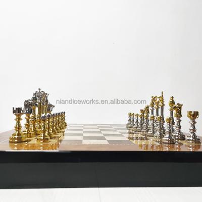 China Wholesale High Quality Luxury Metal Chess Pieces Manufacturers Directly Sell Cheap Customized Different Types Of Chess Pieces for sale