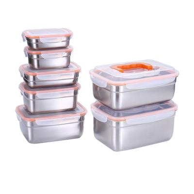 China Competitive Price 304+PP Multi-size Stainless Steel Cool Box Fridge Organizer for sale