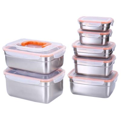 China Factory viable hot sale stainless steel lunch box airtight set for sale