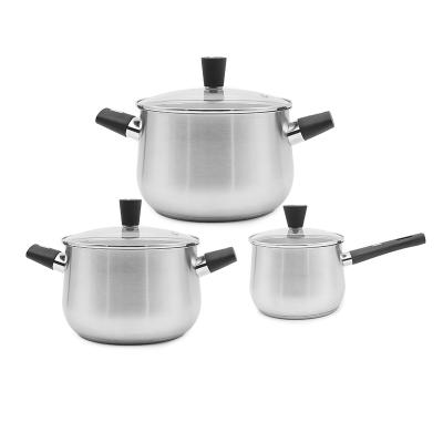 China Viable Chinese Manufacturer Produces Household Kitchen Dish Sauce Pot Two-Part Soup Pot for sale