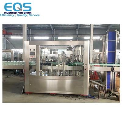 China Beverage Glass Bottle Hot Filling 4000BPH Automatic Fruit Juice Packaging Machine for sale