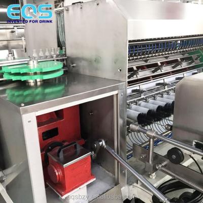 China Automatic Beverage Linear Type Recycle Glass Bottle Washing Machine for sale