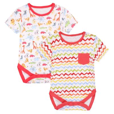 China 100% Cotton Sunsuit Baby Sleeves Overalls 2pieces Short Jumpsuit Clothes Summer Casual Outfits for sale