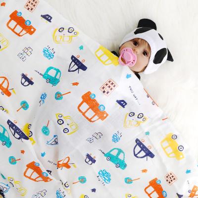 China Super Soft And Healthy Cotton Muslin Baby Anti-pilling Wraps Infant Blankets Tower for sale