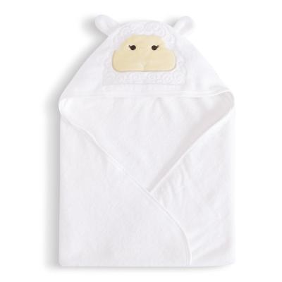 China Sustainably Absorbent Highly Absorbent Organic Cotton Baby Towel Hooded Bath Towel With Hood for sale