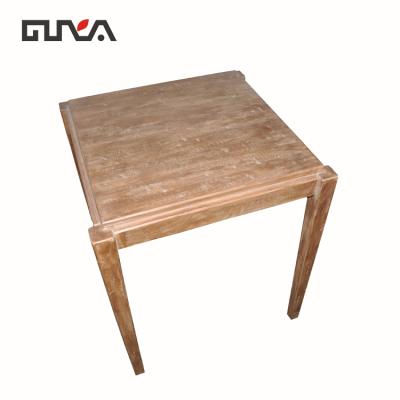 China Chinese Style Small Square Table Antique Resin Solid Wood Wooden Legs for sale