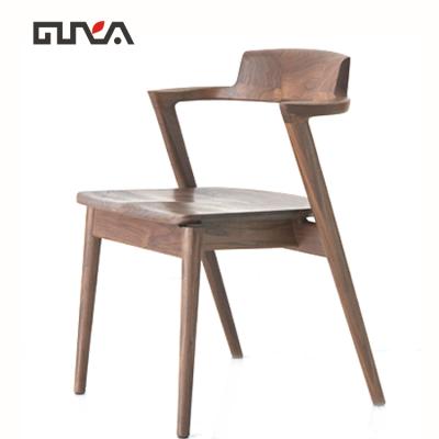 China Classic Nordic Style Dining Cafe Chair Furniture Wooden Leg Chair for sale