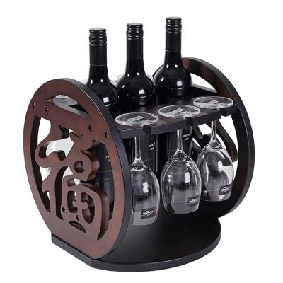 China Sustainable Wine Bottle Storage Rack Display Rack for sale