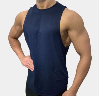 China 2022 New Arrival Viable Sports Training Sleeveless Breathable Fitness T-shirt Vest Gym Custom Made Men's Beach Top for sale