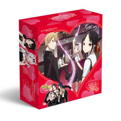 China Cartoon Toy Anime Kaguya Sama Love Is War Toy Gift BOX Poster Pin Postcard Landmark Mirror Badge Chain Sticker for sale