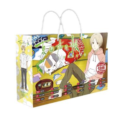 China Cartoon Toy Anime Natsume Yuujinchou Lucky Gift Collection Bag Include Postcard Poster Badge Stickers Landmark Sheath Toy Gift for sale