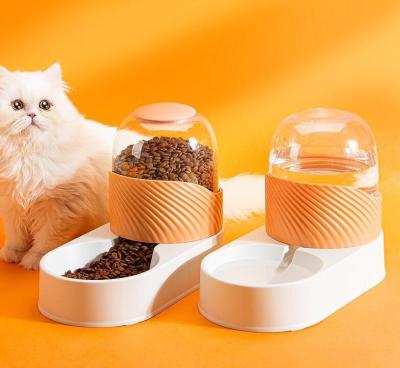 China PP+PE Material Cat Bowl Sale Cat Food Good In 2022 And Stocked Water Bowl For Cats Cute Pet Water Food Bottle for sale