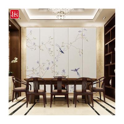 China New Arrival Process Wall Panel Background 3d Wallpaper Modern Decorative Painting Wallpaper for sale