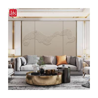 China Factory Supply Modern Minimalist Style Embroidered Designs Wallpapers 3D Facing Wallpaper for sale