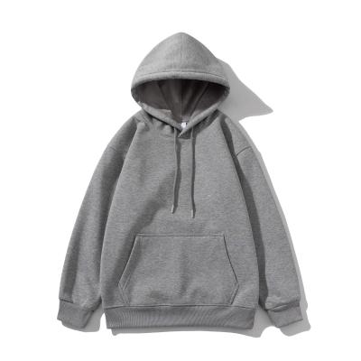 China FODARLLOY  Fashion Vintage Hoodie OEM Streetwear Essentials Oversize Unisex Pull Coat Men's Hoodies Pullover Grey for sale