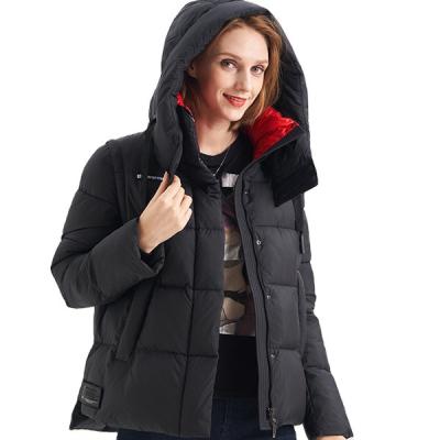 China FODARLLOY Cotton Padded Clothes Thickened Warm Medium Long Hooded Outwear Winter Coat Plus Size Women'S Coats for sale