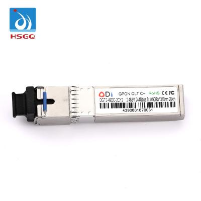 China FTTH FTTB FTTX Network HSGQ-Huawei compatible Gpon Olt Class c+ transceiver 20km SFP Optical Module olt price for sale