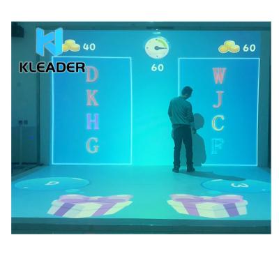 China Support Customization Projection Interactive Wall Spelling Ambient Word Games Classroom Immersive Space Holographic Indoor Fuzzy Word Game for sale