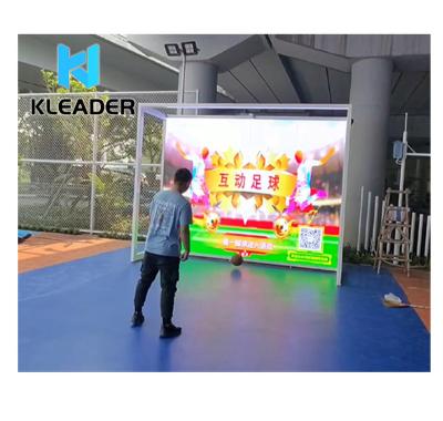 China AR (Floor Type Can Use Outdoor) Soccer Games Football Game Kinect Coach Goal Soccer Games Dribbleup Interactive Football Game Indoor/Outdoor Interactive Floor Projection for sale