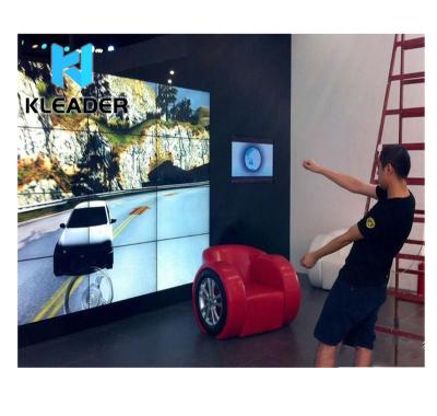 China Aluminum alloy AR driving simulation kinect games for kids large interactive projection screen somatosensory holographic immersive wall display for sale