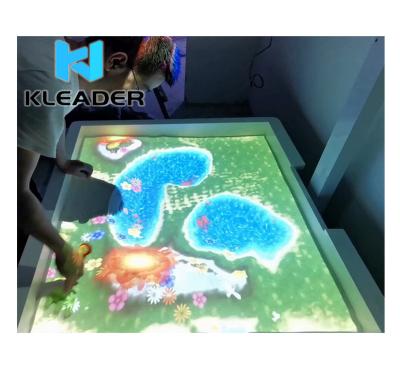 China Indoor Electric Interactive Magic Fantastic Sand Table Throwing Playground Digging Playground Games For Kids Holographic Play for sale