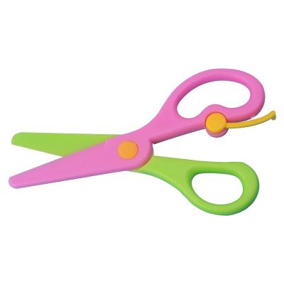 China Safe Preschool Practicing Scissors Art Craft Paper Scissors Child Safety Scissors for sale