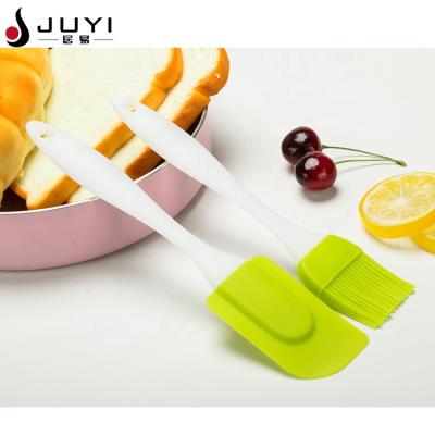 China Durable 2 Pieces Silicone Custom Kitchen Wtensil Set Spatula And Brush Kitchenware Kitchen Tool Kit for sale