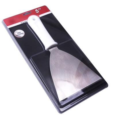 China Sustainable 5 Inch Kitchen Shovels Stainless Steel With PP Handle Pizza Food Shovel Kitchen Steak Shovel for sale