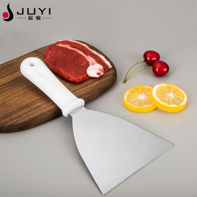 China Sustainable Stainless Steel Food Scraper Spatula Pizza Pie Cake Baked Cheese Shovel for sale