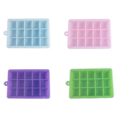 China Viable Custom Multicolor Silicone Ice Cube Mold for sale