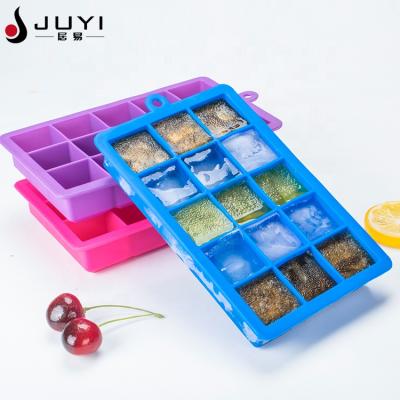 China Viable Custom Multicolor Silicone Ice Cube Mold for sale