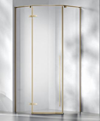 China Acero inoxidable, cuarto de baño, ducha, puerta colgante, puerta pivotante en forma de diamante en venta