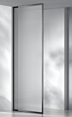 China 304 Stainless Steel,Matte Black ,Side panel screen door , 8mm/10mm/12mm for sale