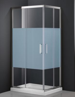 China Square Shower Room, Enclosure With Aluminum Frame,Double Sliding Door ,Corner Entry for sale