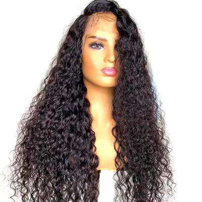 China Other Wholesale Kinky curly Lace Wig Brazilian  Hair 13*4 Lace Front  Closure Cheap Wig For Black Women 24` 32 Inch Deep Wave Hair wig for sale