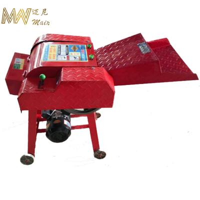 China Factory Electric Motor Outlet Animal Feeding Chaff Cutter Straw Chopper Machine for sale