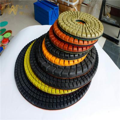 China Rubber Backed Diamond Polishing Pads For For Concrete And Terrazzo for sale