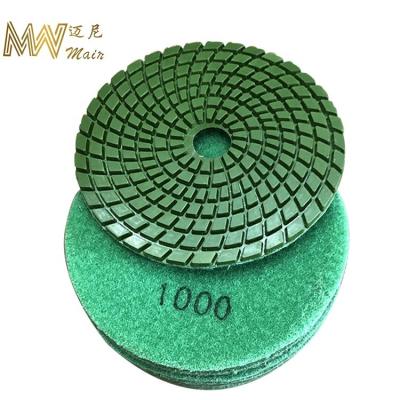 China Lapidary Tools Dry Flexible Diamond Polishing Pads For Concrete And Terrazzo for sale