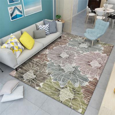 China Anti-slip modern machine washable living room rugs and blankets for sale