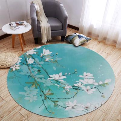 China Anti-slip High Quality Fashion Customized Round Living Room Carpets for sale