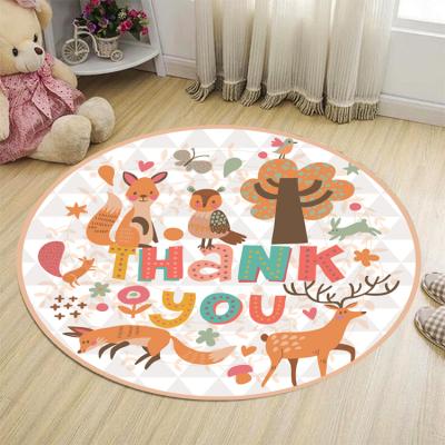 China Modern Nordic Modern Anti-Slip Rug Covers Home Round Tea Room Carpets for sale