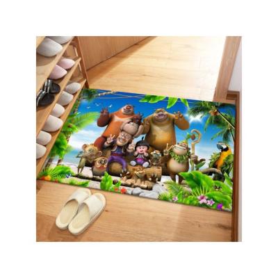 China 2020 Waterproof New Style Mat Absorb Cover Custom Printed Floor Mat Indoor Carpet for sale