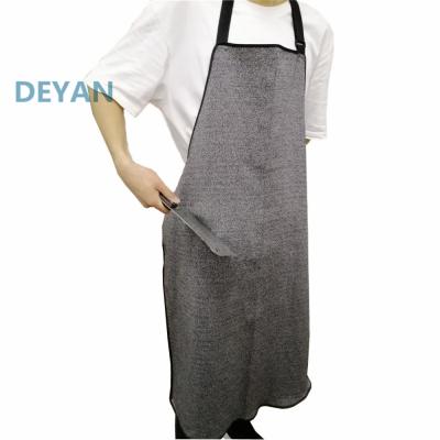 China DEYAN Anti-Cutting Aprons Level 5 Slaughterhouse Equipment Food Cutting Metal Board Safety Anti Cutting Apron for Kitchen or Work for sale