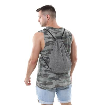 China Newest Anti-cut Fabric EN388 Water Proof Drawstring Level 5 Cut Proof Bag Anti Cut Theft Resistant Backpack for sale