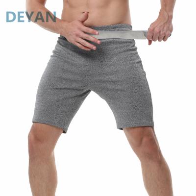 China DEYAN Anti-Cut Safety Production Gray Shorts Anti Cut Outdoor Slash Proof Wear Resistant Men Plus Size Pants For Leg Body Protect for sale