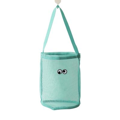 China Cute Beach Folding Mesh Bag Storage Bag Women Portable Summer Kids Sand for sale